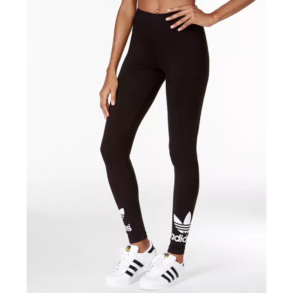 BNIB Adidas Trefoil Black Leggings size M still in packaging